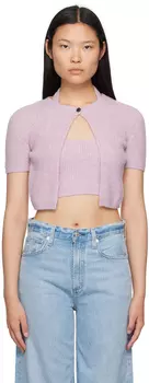 alexanderwang.t Фиолетовый кардиган Twinset