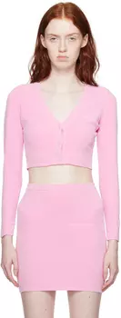 alexanderwang.t Розовый вязаный кардиган
