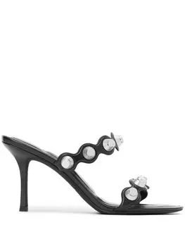 Александр Ванг 85мм Riot mules Alexander Wang, черный