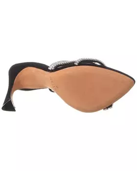 Alexandre Birman Alana Zircone 100 Кожаные сандалии Черные, черный