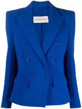 Alexandre Vauthier двубортный блейзер, синий