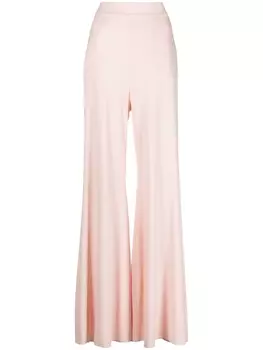 Alexandre Vauthier расклешенные брюки, розовый