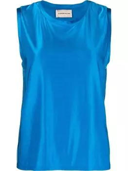 Alexandre Vauthier топ с круглым вырезом, синий