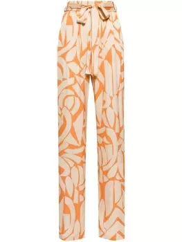 Alexis брюки Cassell с завышенной талией, оранжевый