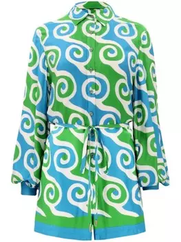 Alexis комбинезон с абстрактным узором Qu, зеленый