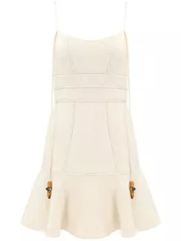 Alexis мини-платье без рукавов Kamara, нейтральный цвет