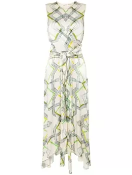Alexis платье Biasca с абстрактным принтом, нейтральный цвет