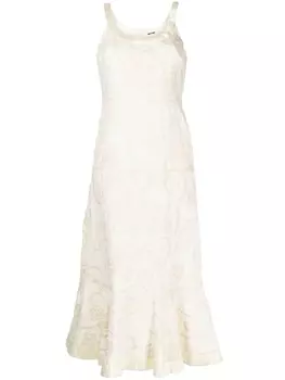 Alexis платье миди Zelda, нейтральный цвет