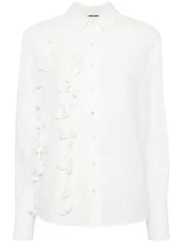 Alexis рубашка Simonette с цветочной аппликацией, белый