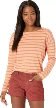 Алексис Топ Carve Designs, цвет Coral Saddle Mali Stripe