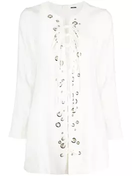 Alexis туника с люверсами, белый