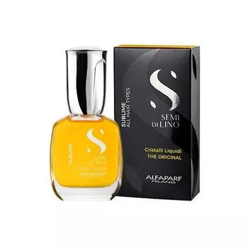 Alfaparf Semi Di Lino Cristalli Liquidi жидкие кристаллы для блеска волос, 15 мл