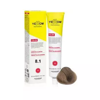 ALFAPARF YELLOW Краска для волос 8.1 - Светло-пепельный блондин - 100 мл - НОВИНКА