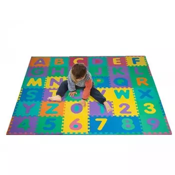 Алфавит и цифра для пенопластового пола, 36 шт. Коврик-головоломка Unbranded
