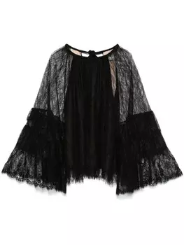 Alice + olivia блузка Delia, черный