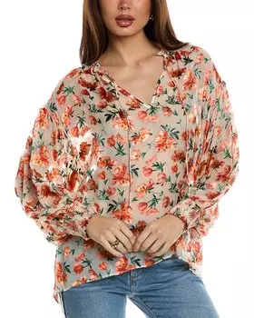 Alice + olivia блузка Julius, белый