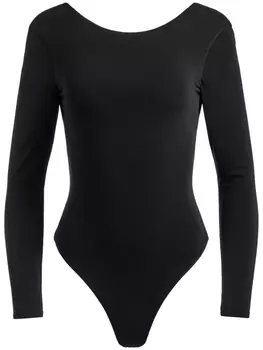 alice + olivia боди Marcella с цепочкой, черный