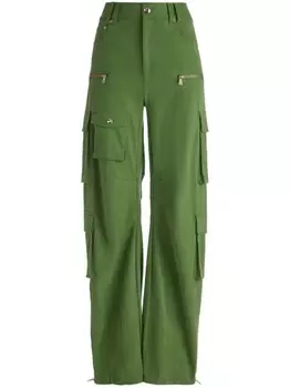Alice + olivia брюки карго оверсайз Akers, зеленый