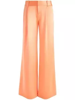 Alice + olivia брюки палаццо Eric с заниженной талией, оранжевый