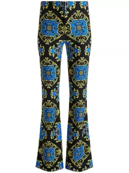 alice + olivia брюки Teeny с завышенной талией, синий