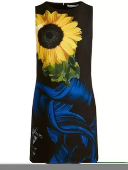 Alice + olivia Clyde Aline мини-платье, черный