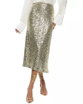 Alice + olivia Maeve юбка-комбинация, желтый