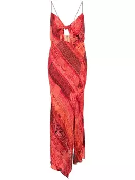 Alice + olivia платье миди Harmony, розовый