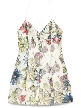 Alice + olivia платье мини Tayla, белый