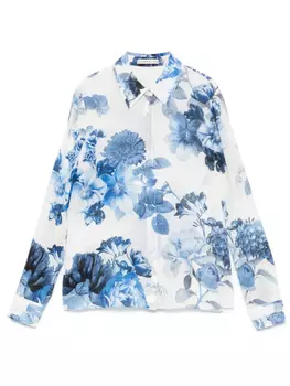 Alice + olivia рубашка Willa, белый