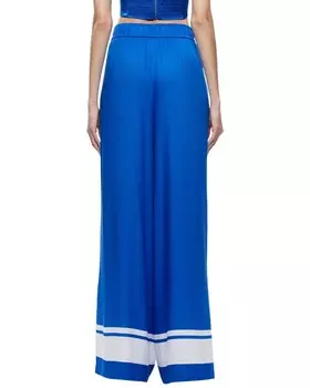 alice + olivia Savetta Широкие брюки с высокой талией, синий