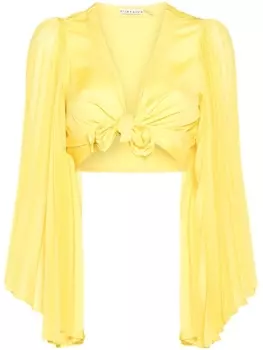 Alice + olivia топ Rochelle, желтый