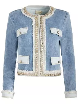 Alice + olivia укороченная куртка Landon, синий