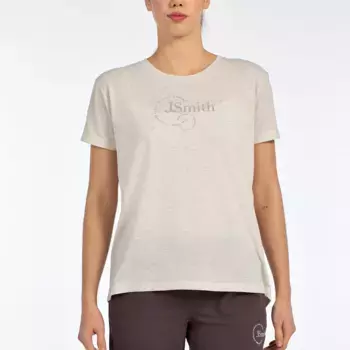 Alicen John Smith Женская футболка, слоновая кость