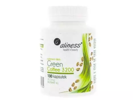 Aliness, CGA Green Coffee 3200, 100 капсул