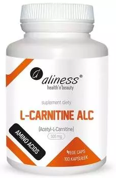 Aliness, L-Carnitine ALC 500 мг - 100 капсул