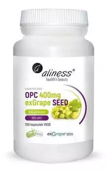 Aliness, OPC exGrapeSeeds 400 мг 100 капс.