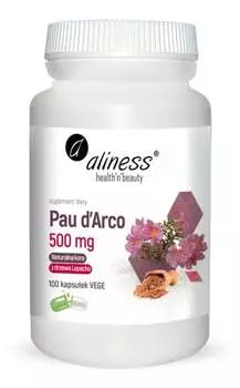 Aliness, Pau d'Arco 500мг 100 капсул