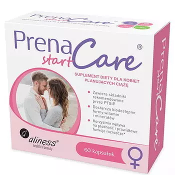 Aliness, Prenacare Start для женщин, 60 капсул