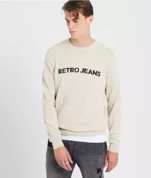 Алистер вязаный свитер Retro Jeans, бежевый