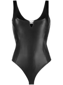 ALIX NYC топ Neve из искусственной кожи, коричневый