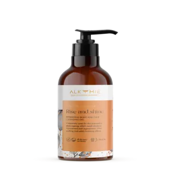 Alkmie Rise and Shine освежающий гель для умывания лица и тела, 250 мл