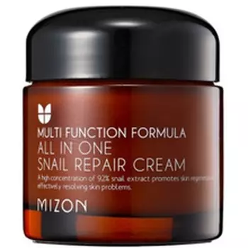 All In One Snail Repair Cream - восстанавливающий крем для кожи с фильтратом секреции улитки 92 Mizon