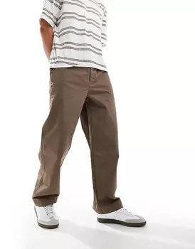 All Коричневые брюки прямого кроя Saints Jovi AllSaints