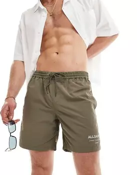 All Шорты для плавания цвета хаки Saints Underground AllSaints