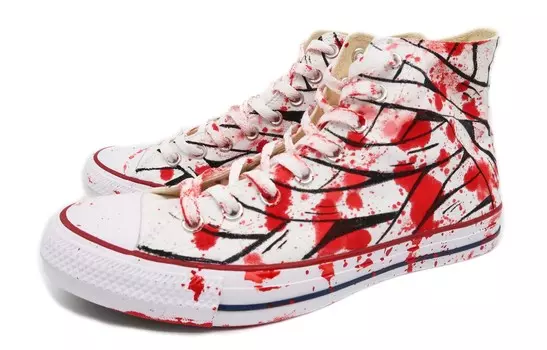 All Star Canvas Shoes Unisex High-top Красный/Белый Converse
