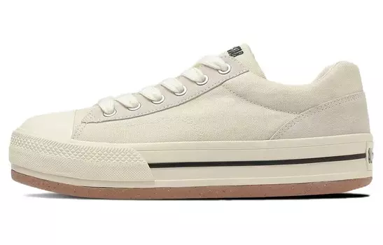 All Star Canvas Shoes Unisex Low Top бежевый/коричневый Converse