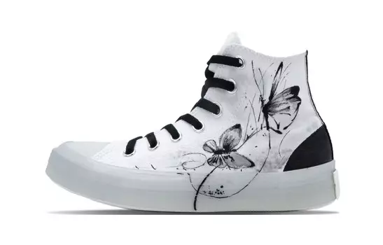 All Star CX Canvas Shoes Unisex High Top Black/White Converse