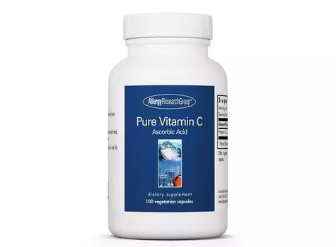 Allergy Research Group, Чистый витамин С, 100 вегетарианских капсул ARG