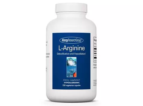 Allergy Research Group, L-аргинин, 250 вегетарианских капсул ARG
