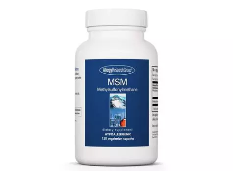 Allergy Research Group, МСМ, 150 вегетарианских капсул ARG